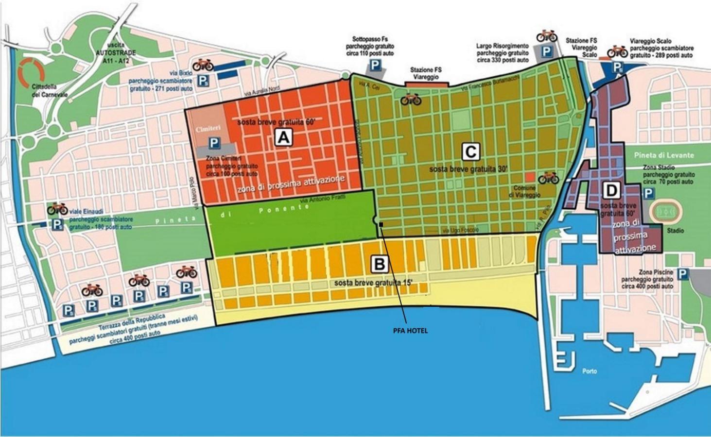 PFA Hotel Viareggio Esterno foto
